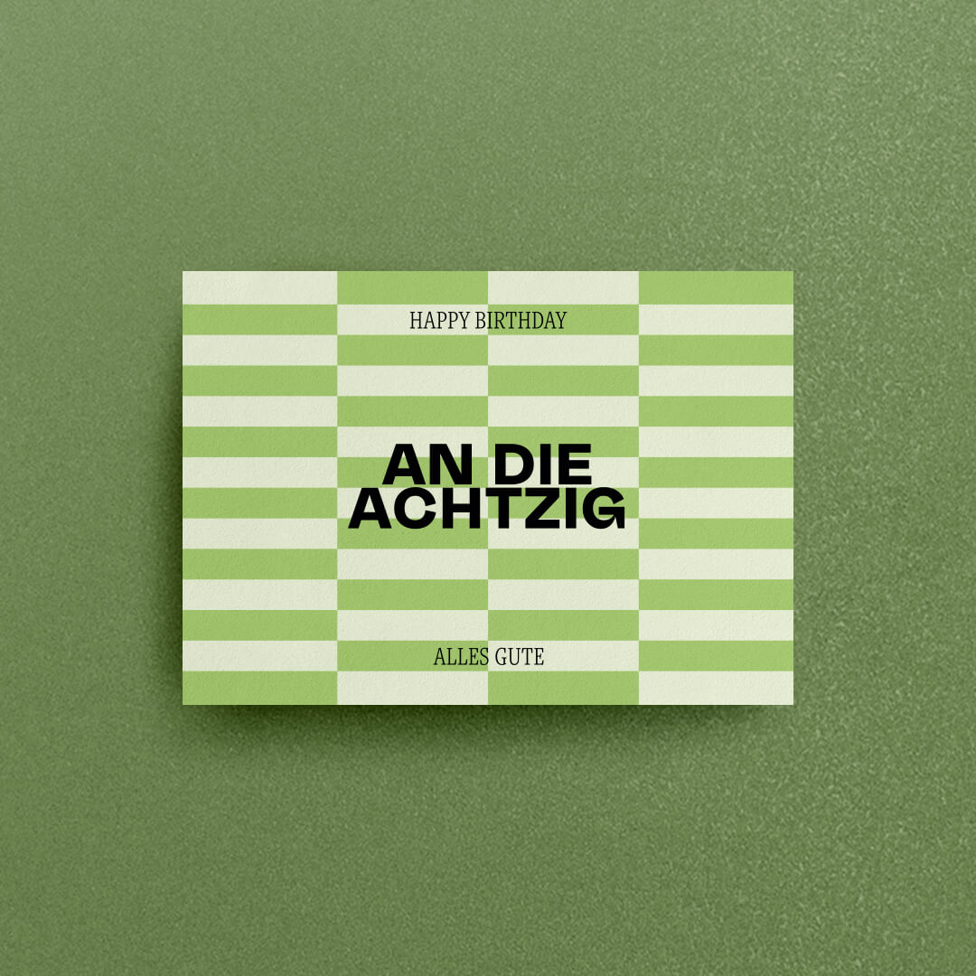 Immer passende Geburtstagskarten, Din A6 – studio ciao
