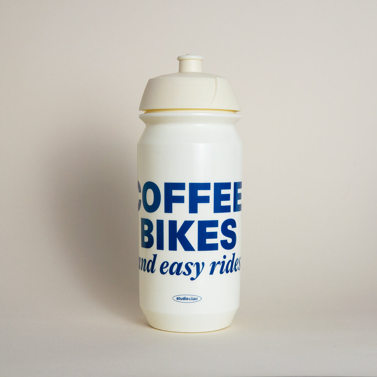 "COFFEE, BIKES & easy rides" Bio Bidon, 500 ml Trinkflasche – studio ciao