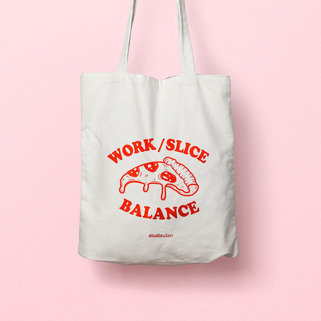 Work Slice Balance Jutebeutel – Viel Spass Studio