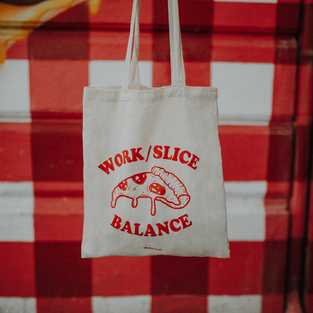 Work Slice Balance Jutebeutel – Viel Spass Studio
