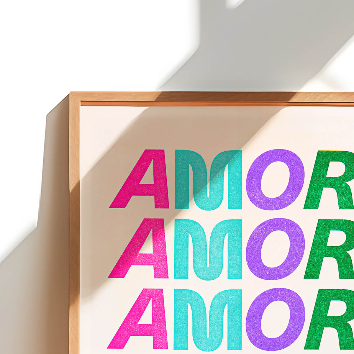 AMORE Plakat, A3 limited RISO Edition #2 – inkiinki × studio ciao