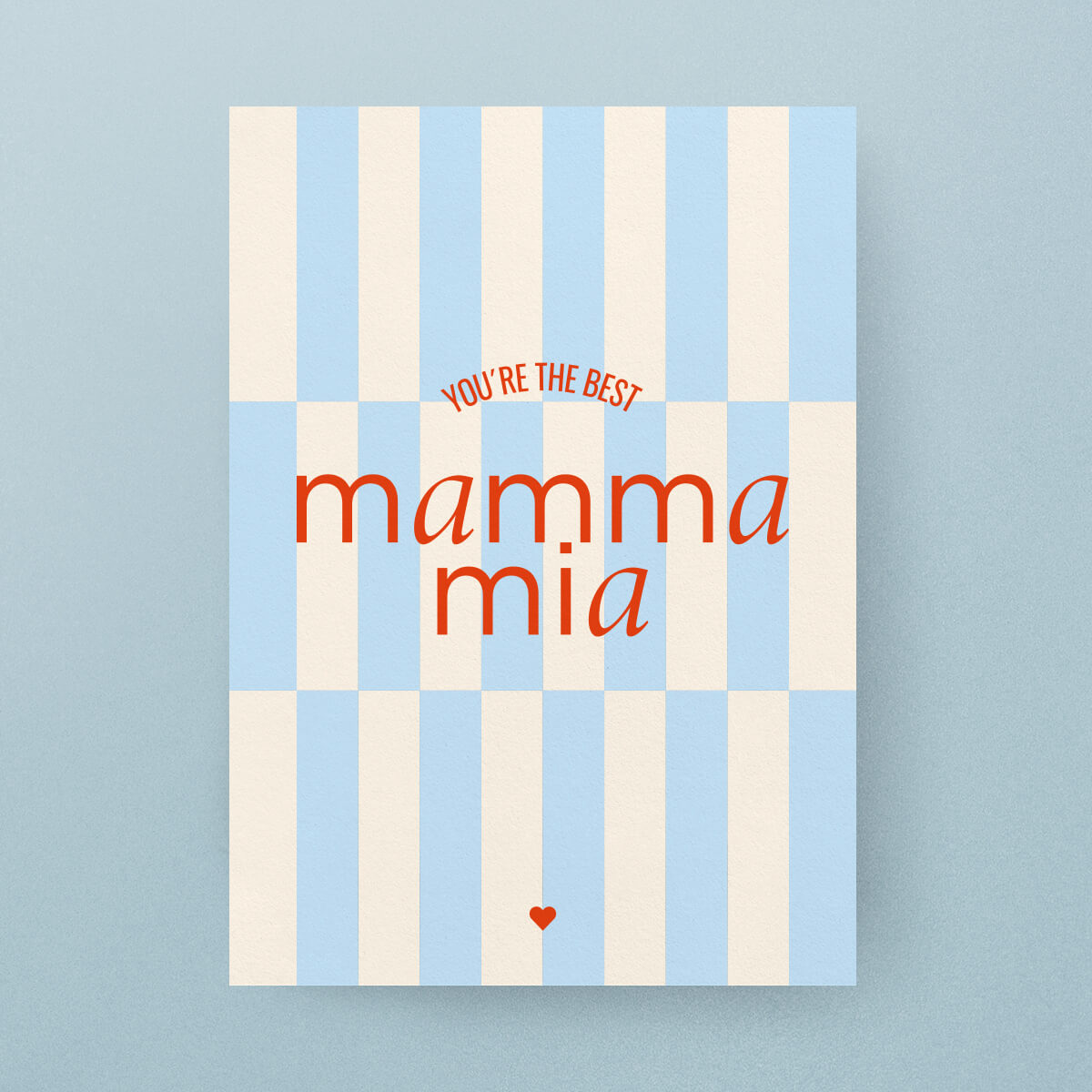 mamma mia Postkarte, Din A6 – B2B