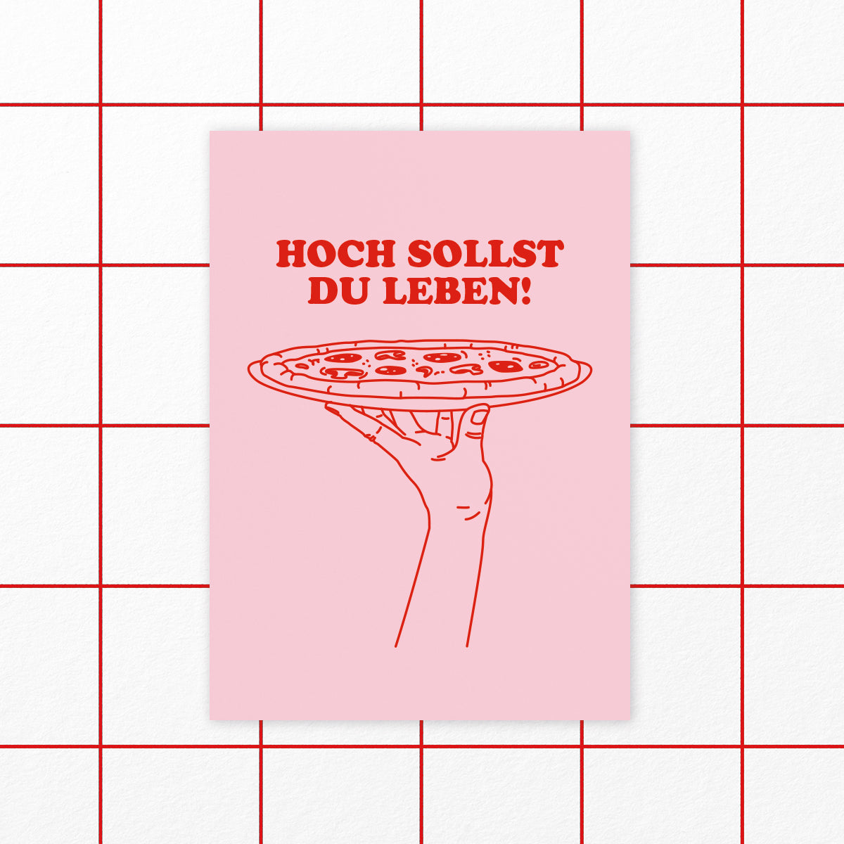 Hoch sollst du leben! Postkarte, Din A6 – studio ciao
